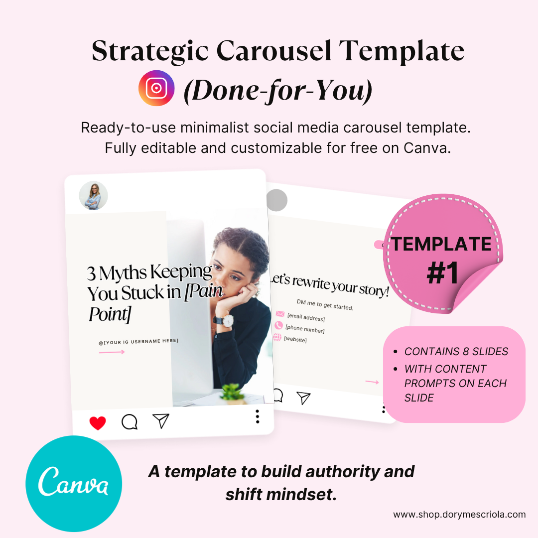 Strategic Carousel Template (Done-for-You)