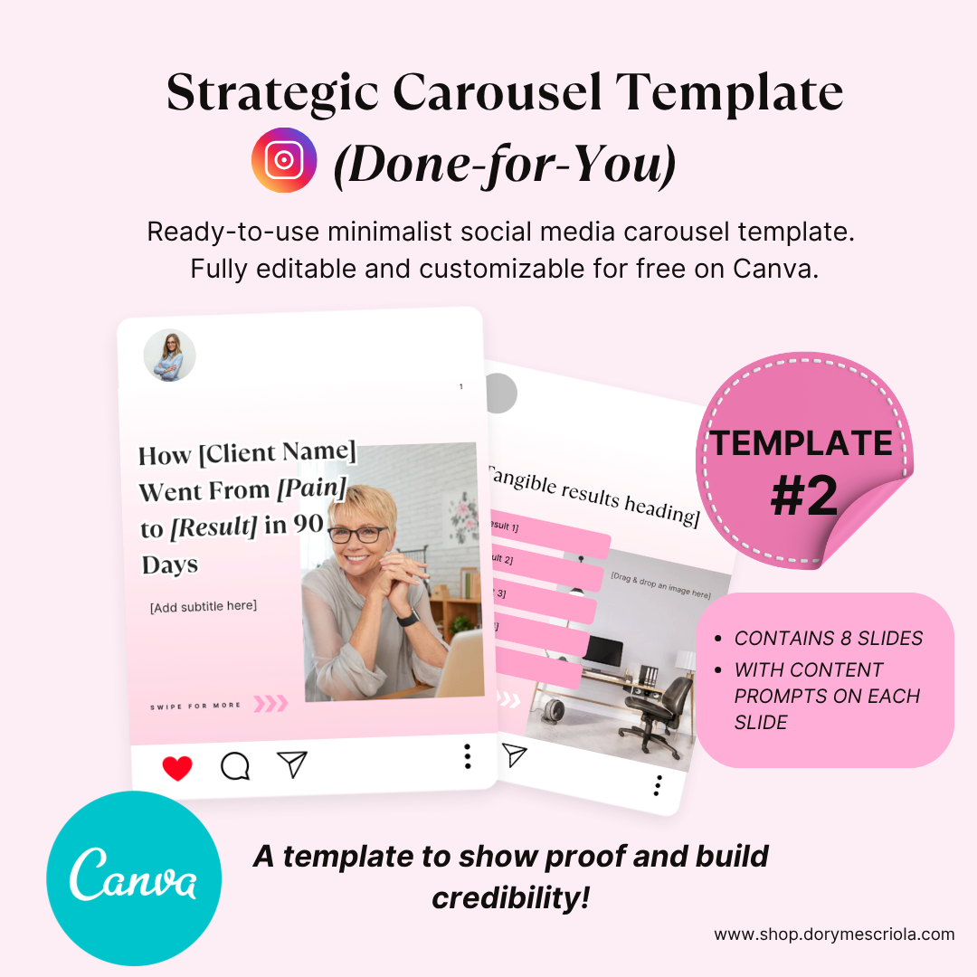 Strategic Carousel Template (Done-for-You) – Template #2