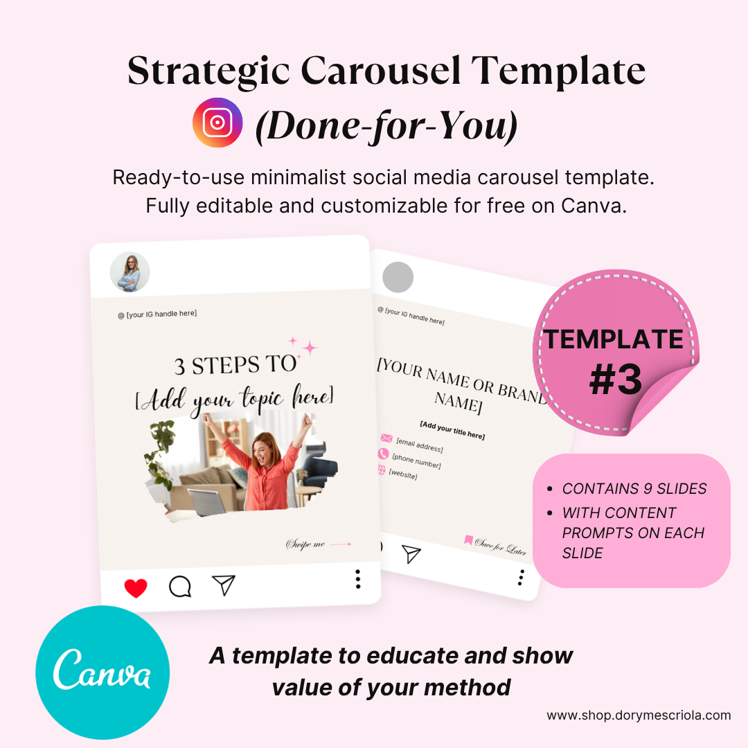 Strategic Carousel Template (Done-for-You) – Template #3